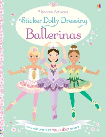 Znovupoužiteľné nálepky Sticker Dolly Dressing: Ballerinas