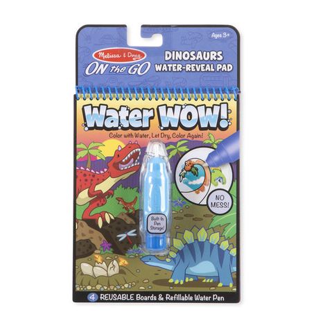 Znovupoužiteľné vodové omaľovanky Water Wow: Dinosaurs