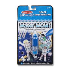 Znovupoužiteľné vodové omaľovanky Water Wow: Space
