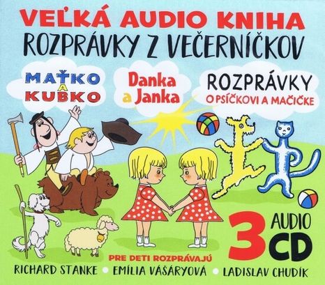 Audiokniha: Rozprávky z večerníčkov 3CD